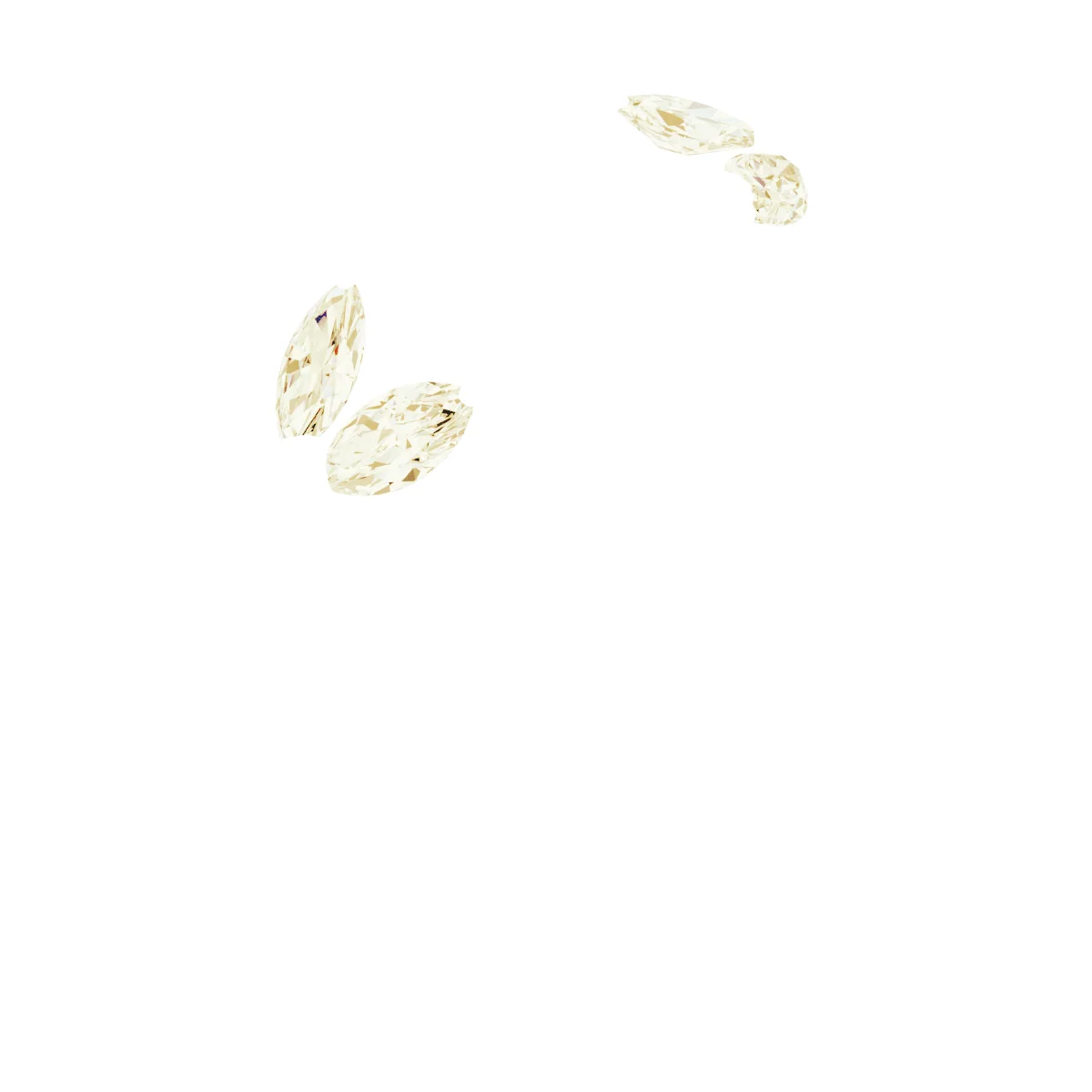 The Ariel engagement ring setting in 14K Yellow | Haejin Jewelry Brooklyn