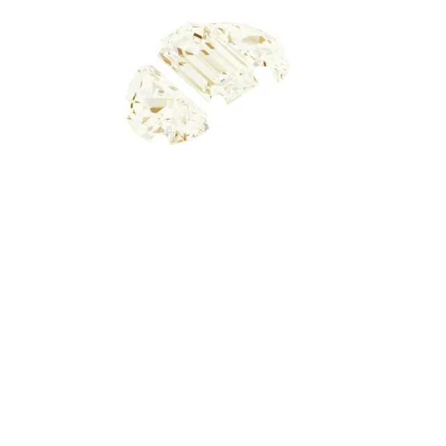 The Apolline engagement ring setting in 14K Yellow | Haejin Jewelry Brooklyn