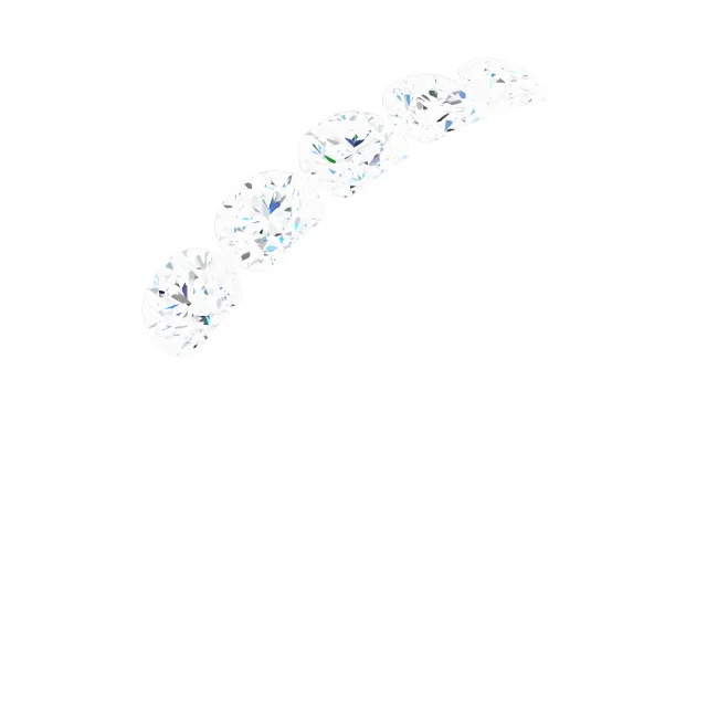 Channel-Set Band band in 14K White Gold | Haejin Jewelry Brooklyn