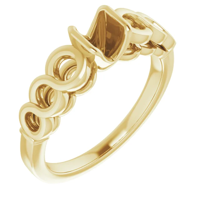The Garance engagement ring setting