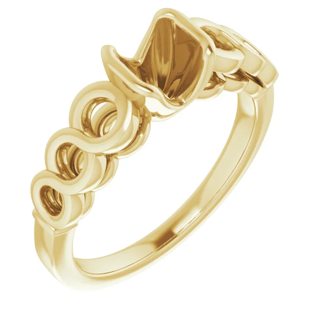 The Garance engagement ring setting
