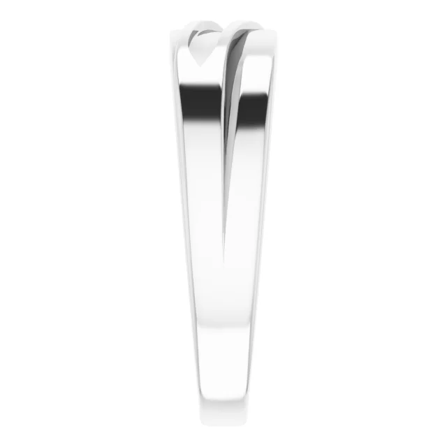 Accented Stepped-Edge Tapered Band view 4