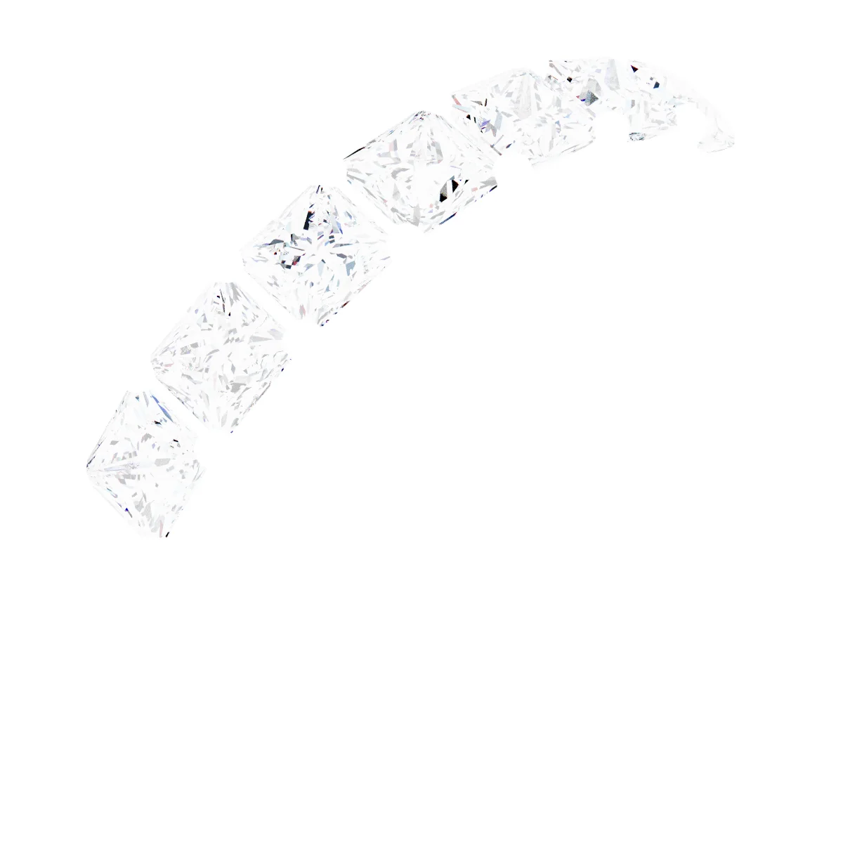 Seven Points engagement ring setting
