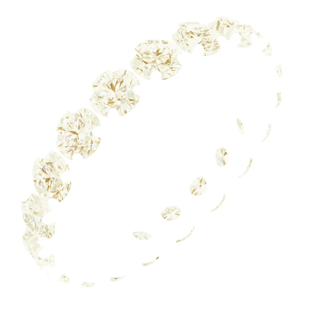 Shared Split-Prong Eternity Band band in 14K White Gold | Haejin Jewelry Brooklyn