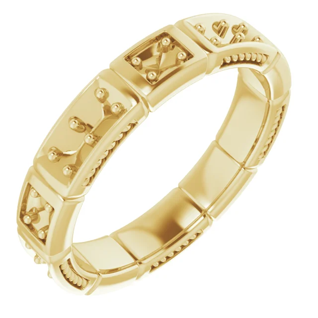 First Light band in 14K White Gold | Haejin Jewelry Brooklyn