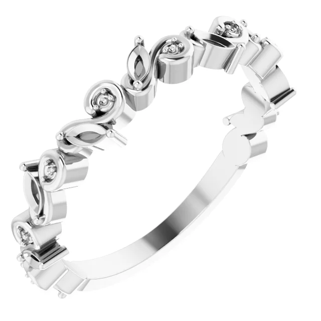 Soft Form engagement ring setting