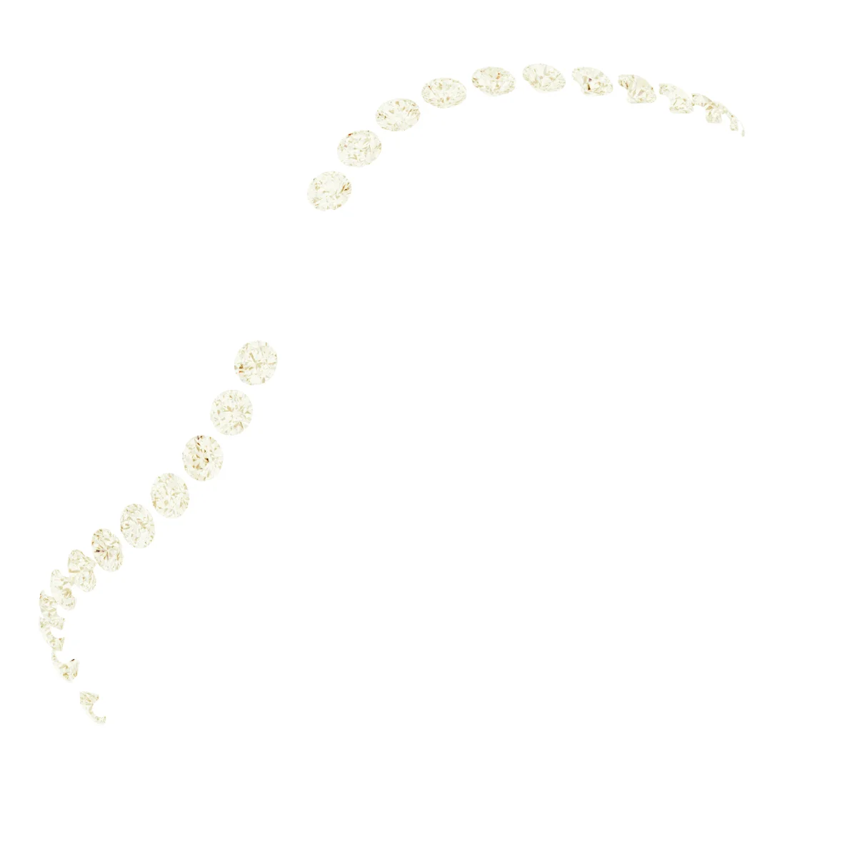 Low Arc band in 14K White Gold | Haejin Jewelry Brooklyn