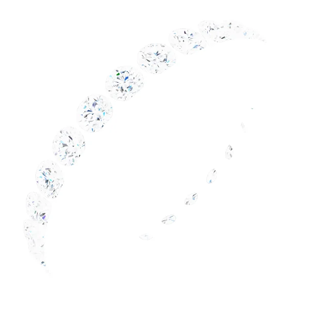 Channel-Set Milgrain Edge Eternity Band  view 6