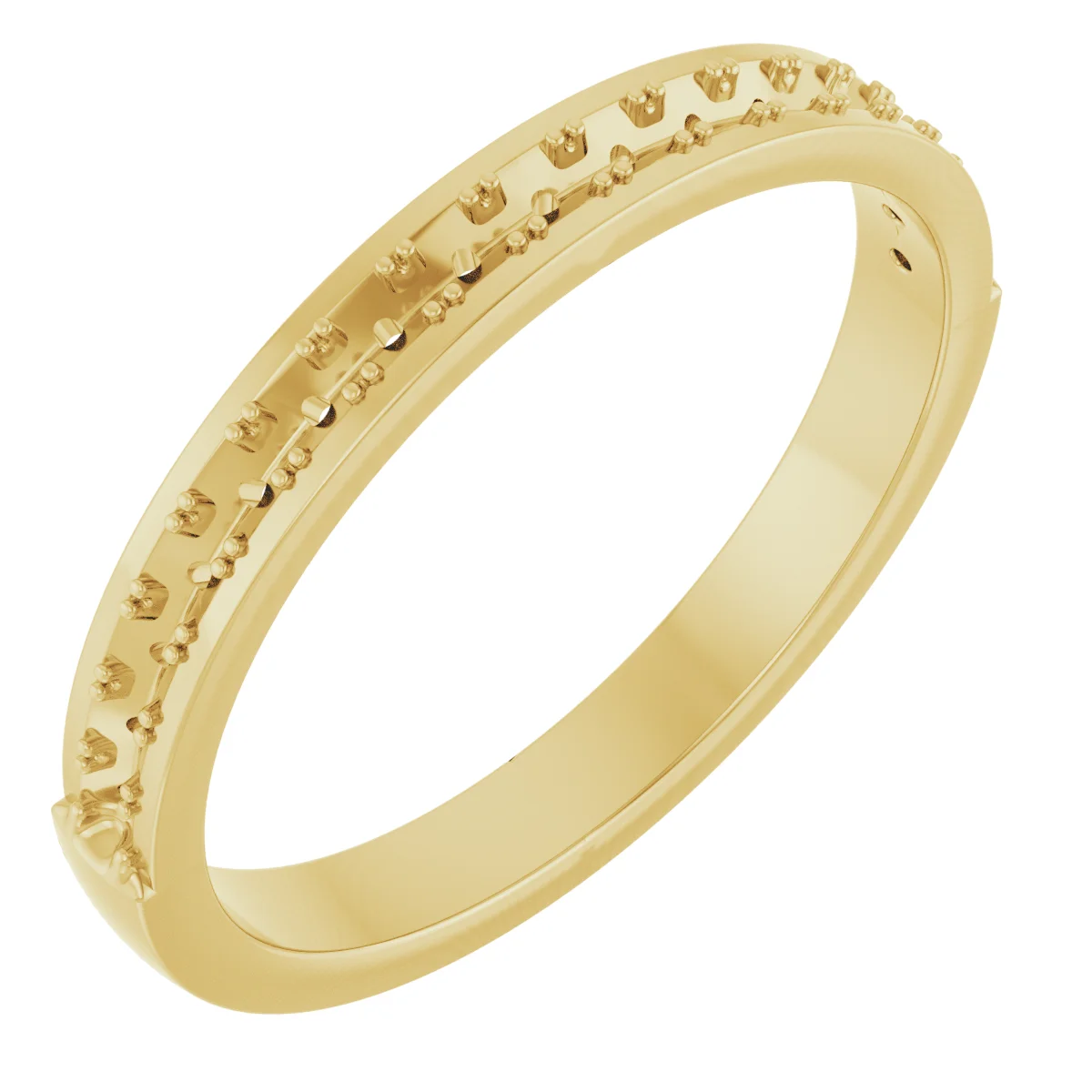 Long Bond band in 14K White Gold | Haejin Jewelry Brooklyn