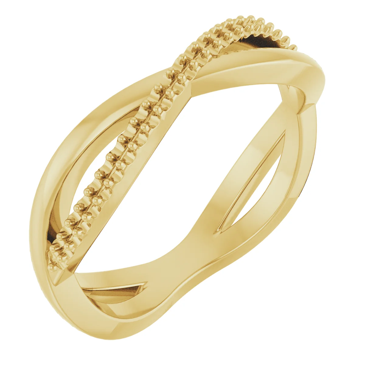 Low Arc band in 14K White Gold | Haejin Jewelry Brooklyn