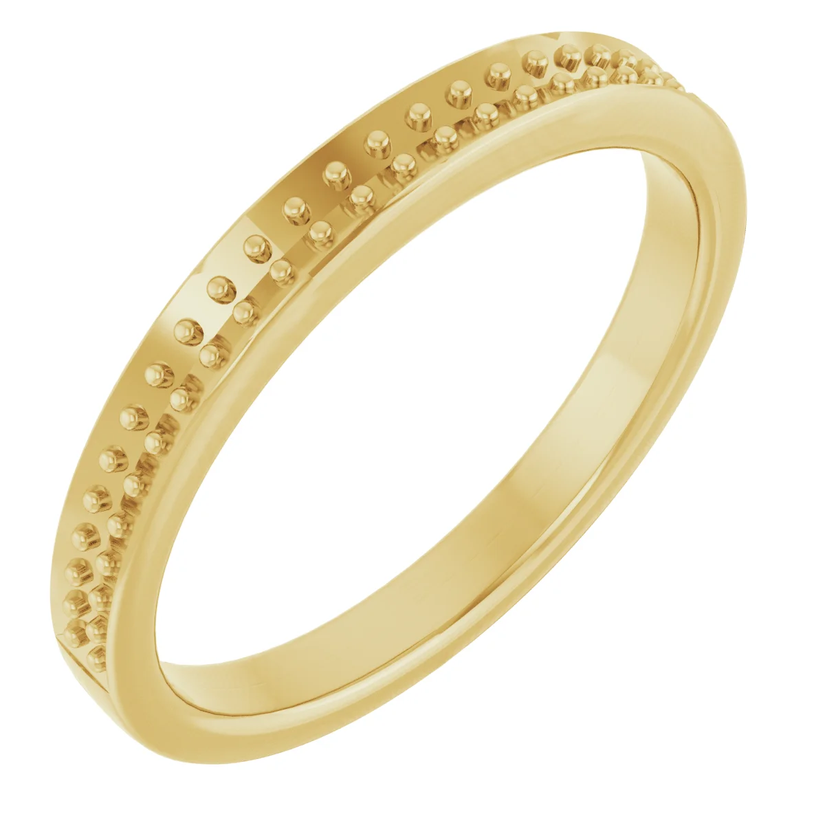 Long Bond band in 14K White Gold | Haejin Jewelry Brooklyn