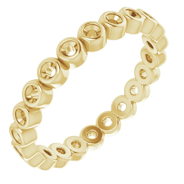 First Light band in 14K White Gold | Haejin Jewelry Brooklyn