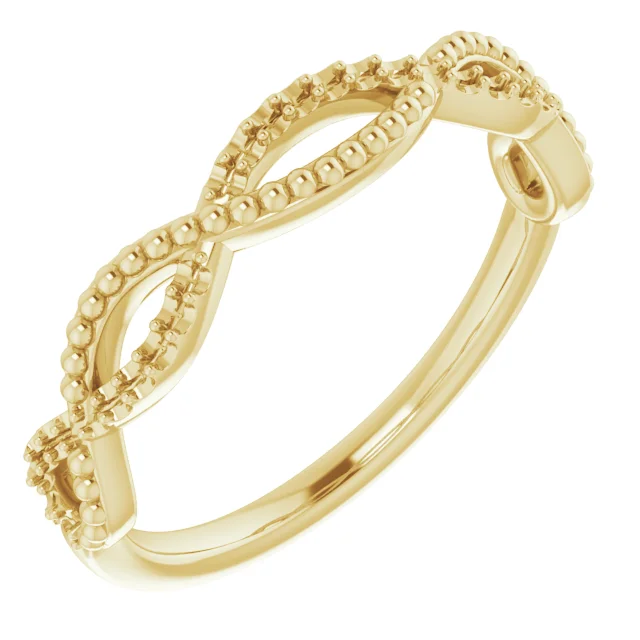 Low Arc band in 14K White Gold | Haejin Jewelry Brooklyn