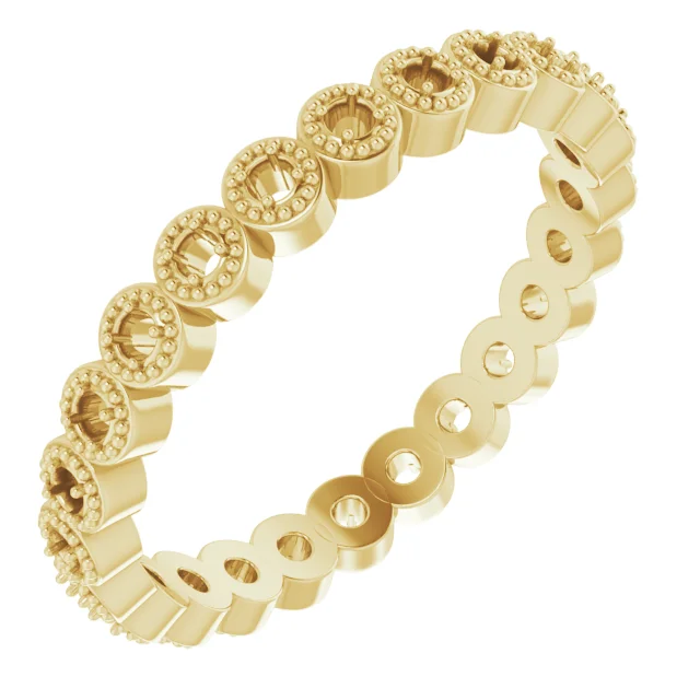 First Light band in 14K White Gold | Haejin Jewelry Brooklyn