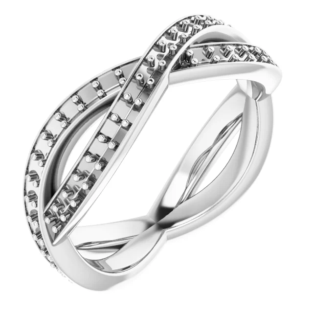 Long Arc engagement ring setting