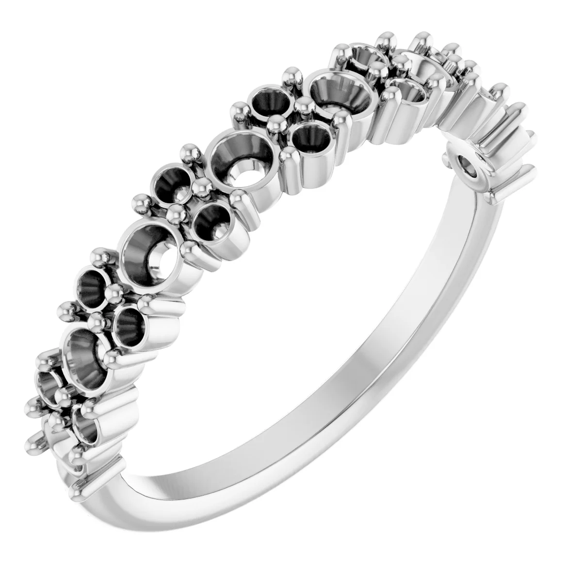 Long Bond engagement ring setting