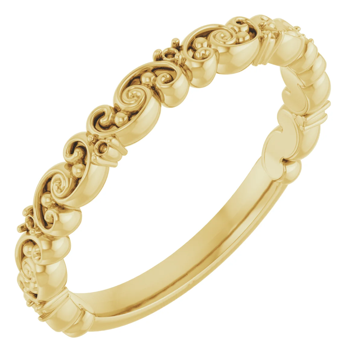 Long Bond band in 14K White Gold | Haejin Jewelry Brooklyn