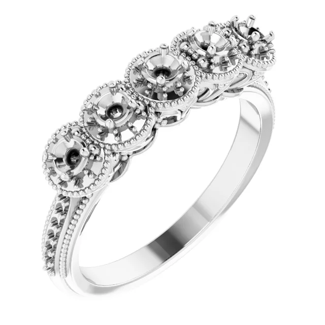 Five Points engagement ring setting