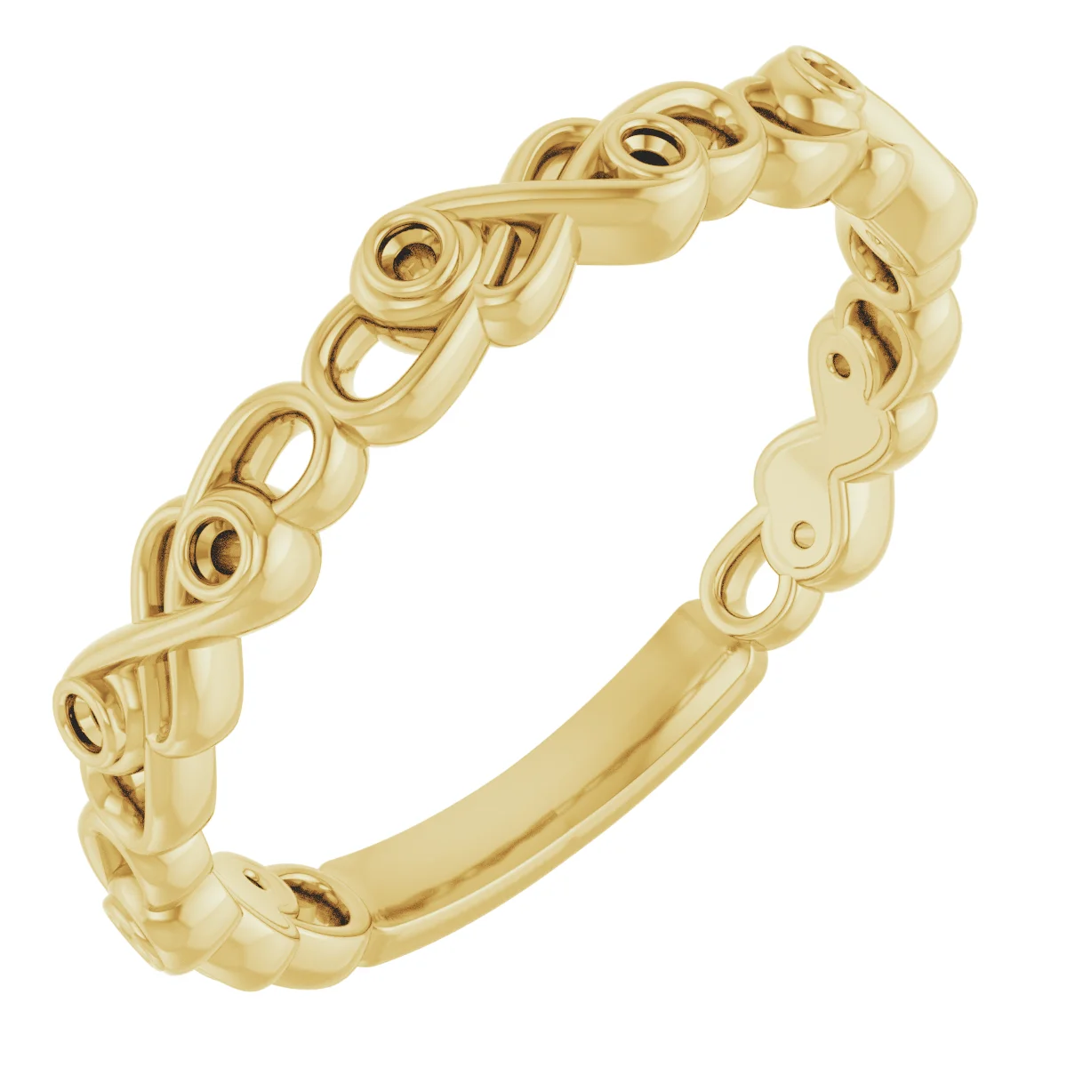 Long Bond band in 14K White Gold | Haejin Jewelry Brooklyn