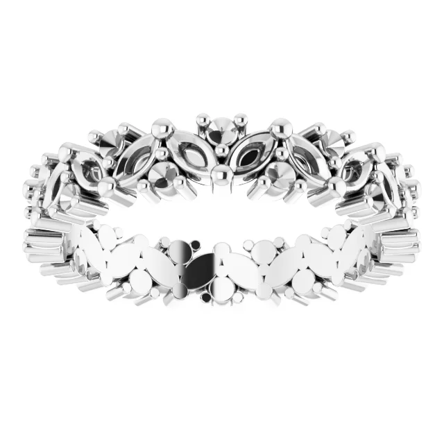 Cluster Eternity Band  view 3