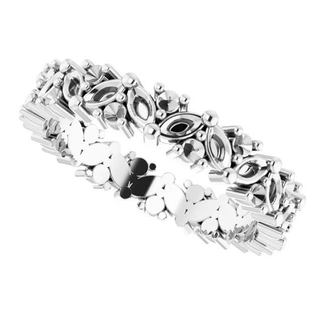 Cluster Eternity Band  view 5