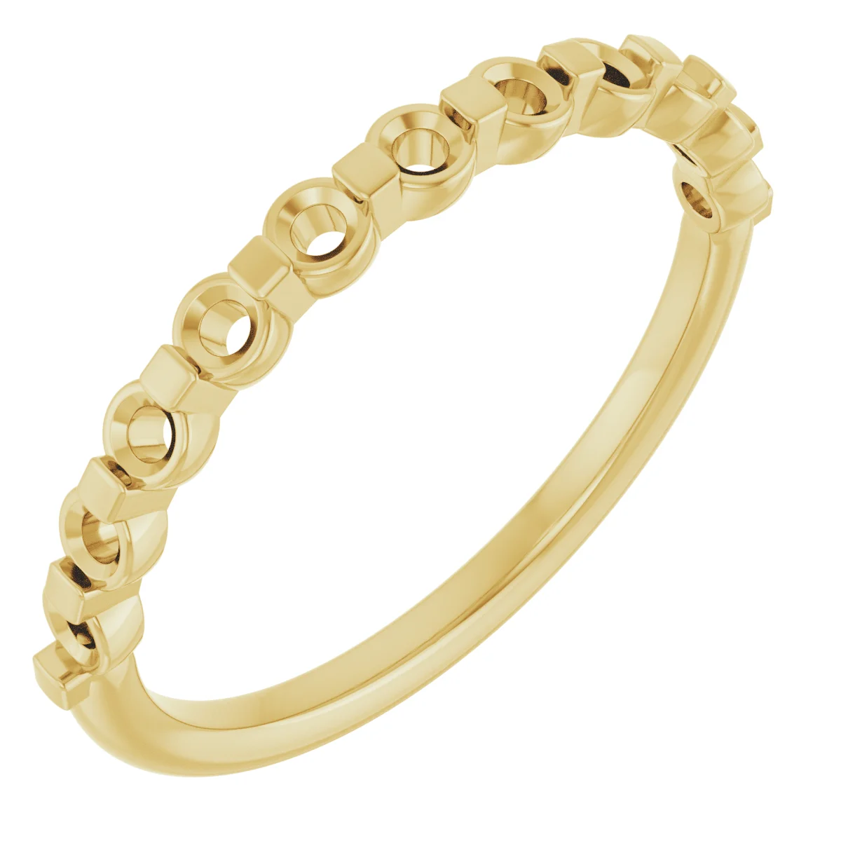 Long Bond band in 14K White Gold | Haejin Jewelry Brooklyn
