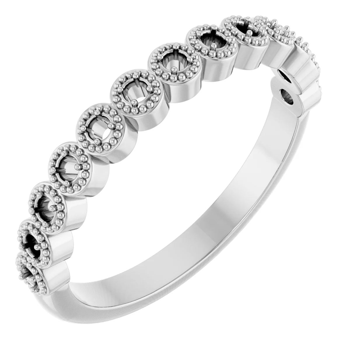Long Bond engagement ring setting