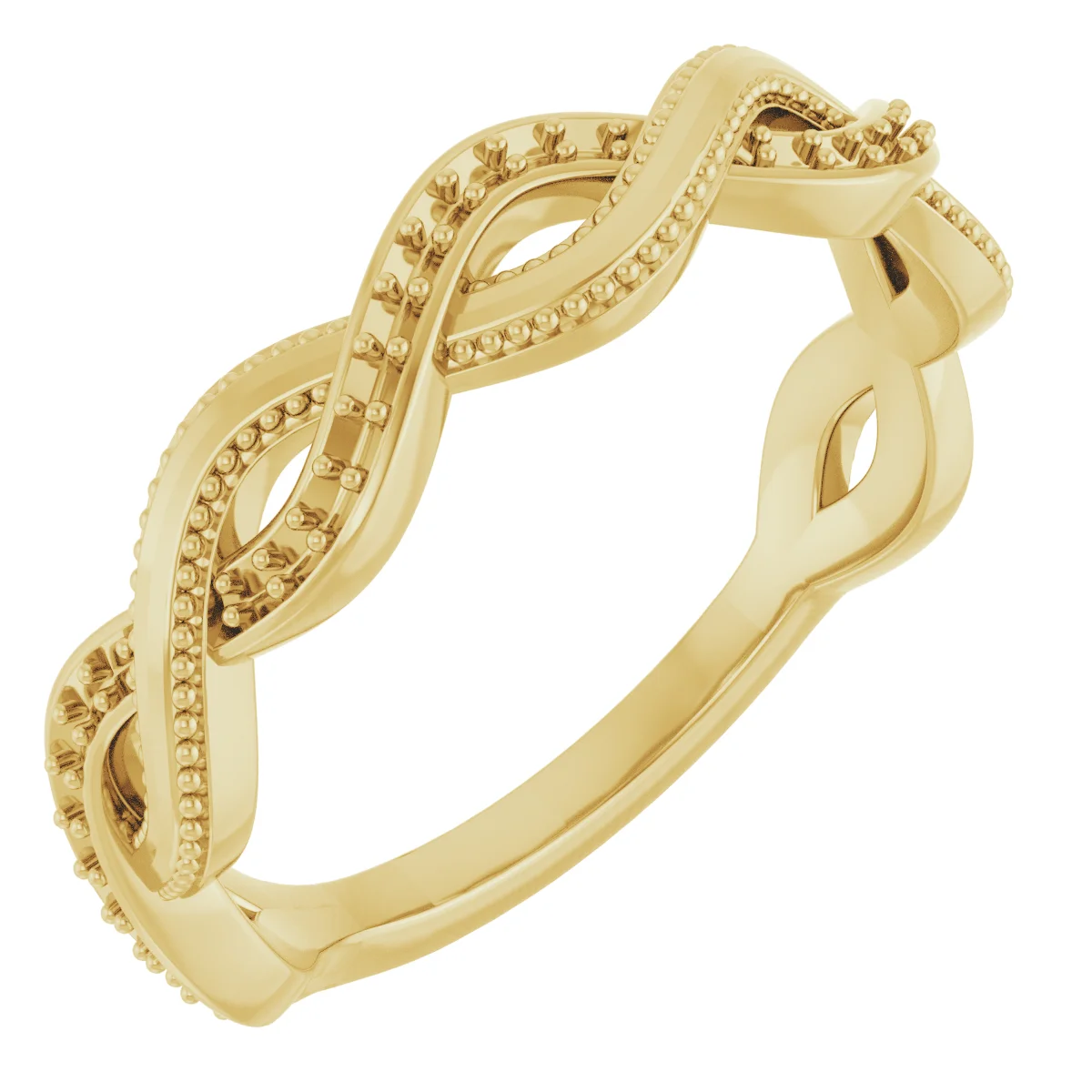 Low Arc band in 14K White Gold | Haejin Jewelry Brooklyn