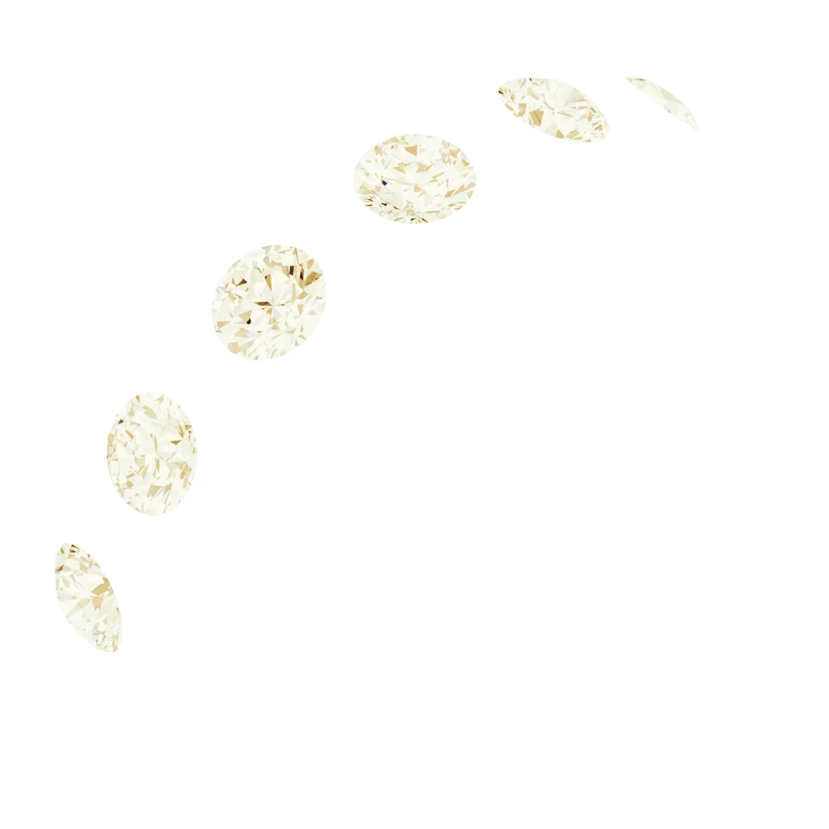Bezel-Set Seven-Stone Anniversary Band   band in 14K White Gold | Haejin Jewelry Brooklyn