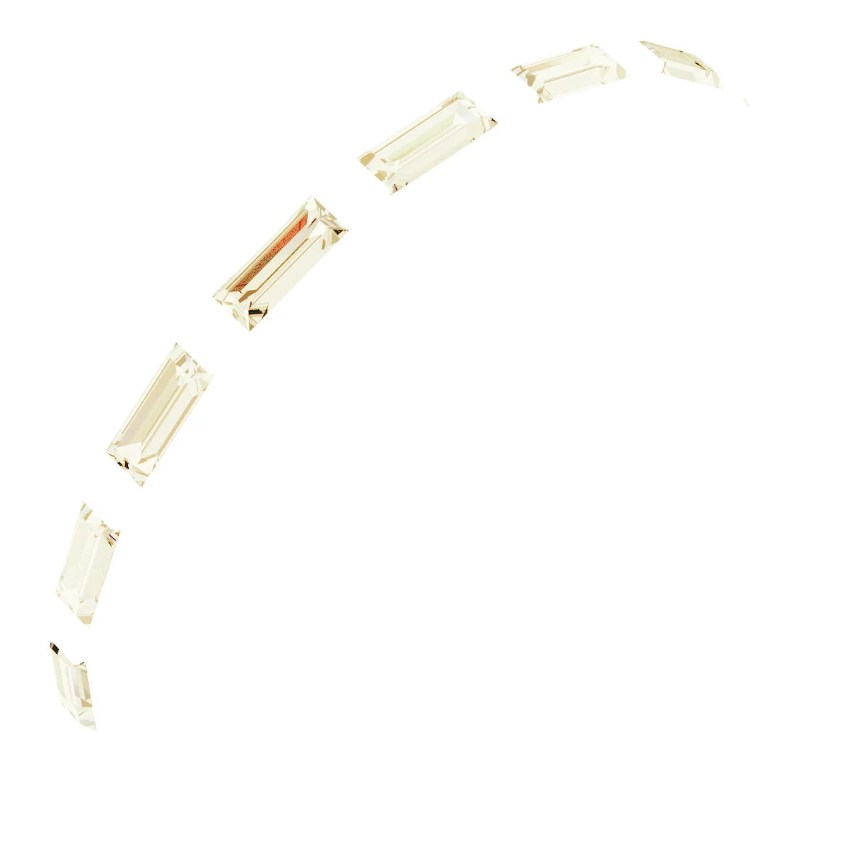 Bezel-Set Anniversary Band band in 14K White Gold | Haejin Jewelry Brooklyn
