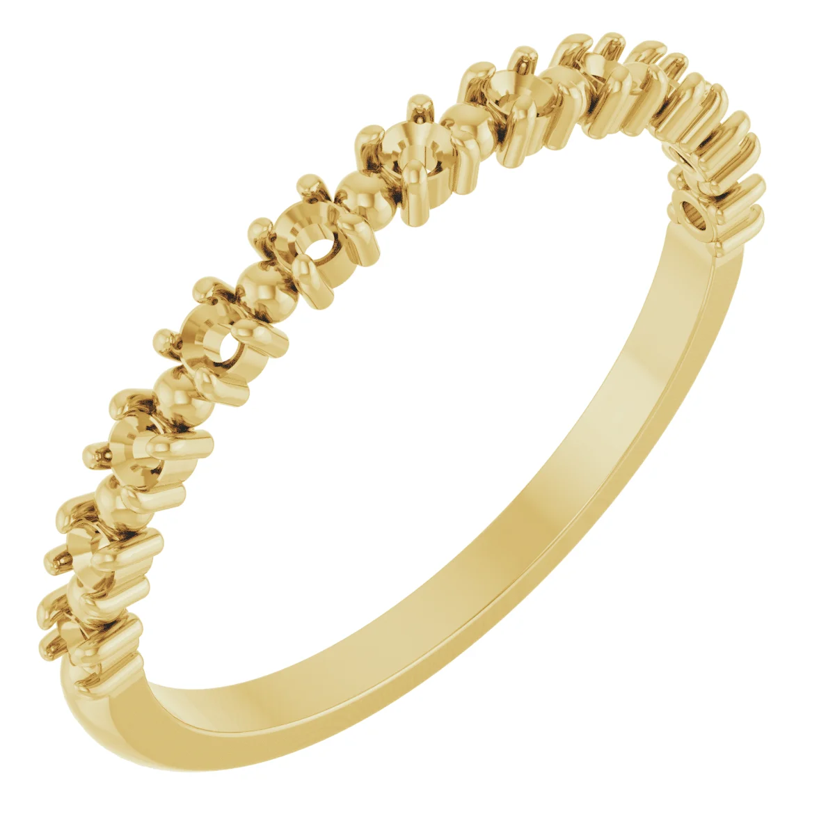 Long Bond band in 14K White Gold | Haejin Jewelry Brooklyn