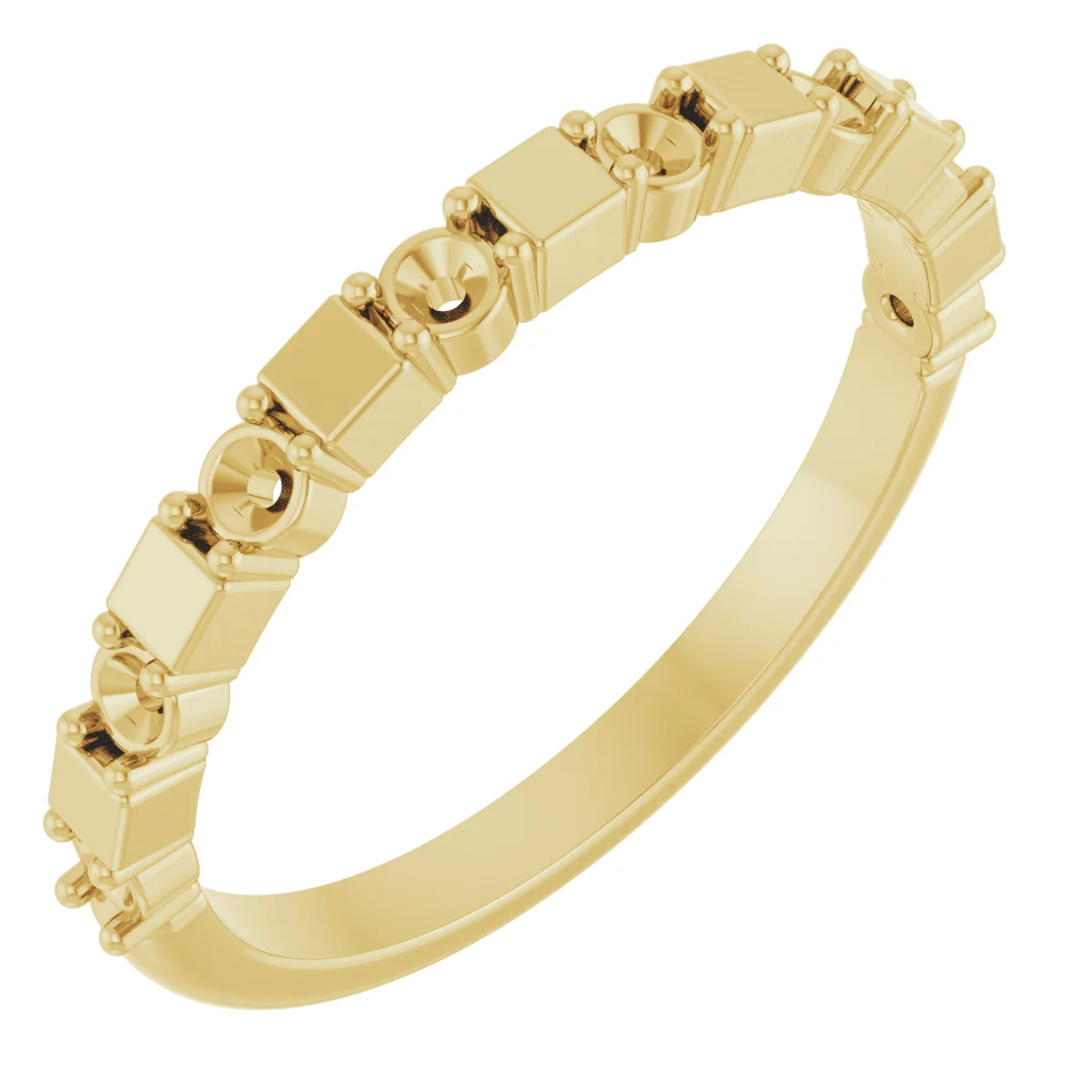 Long Bond band in 14K White Gold | Haejin Jewelry Brooklyn
