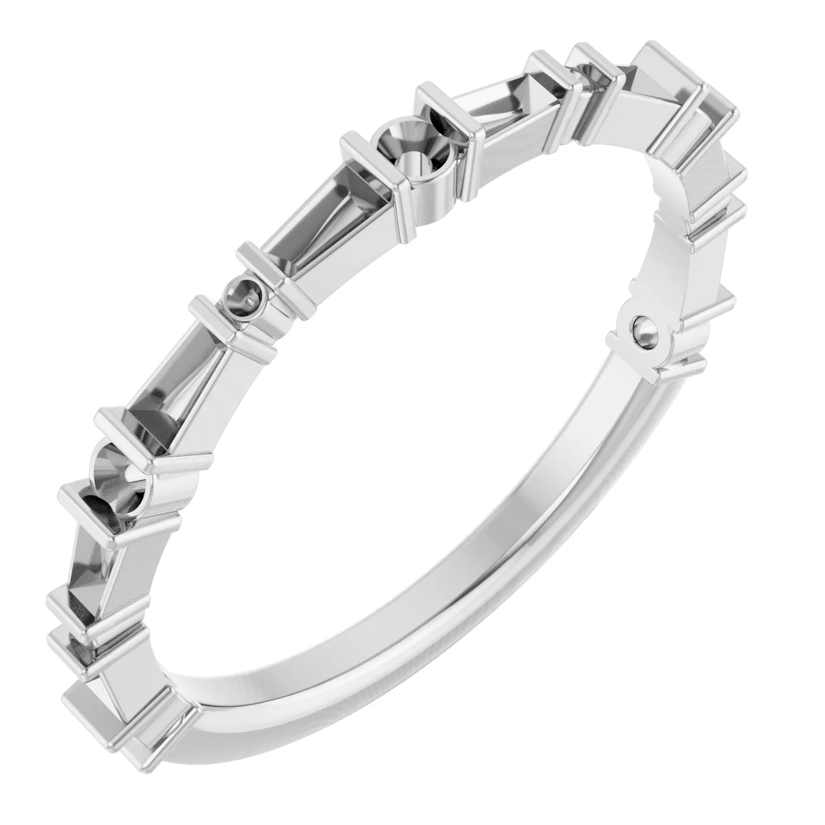 Long Bond engagement ring setting