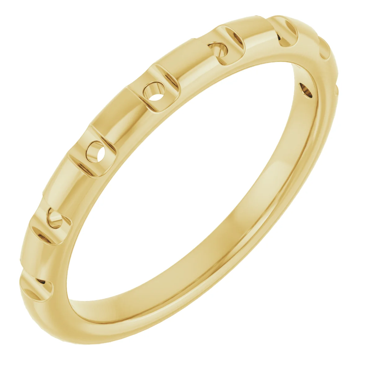 Long Light band in 14K White Gold | Haejin Jewelry Brooklyn