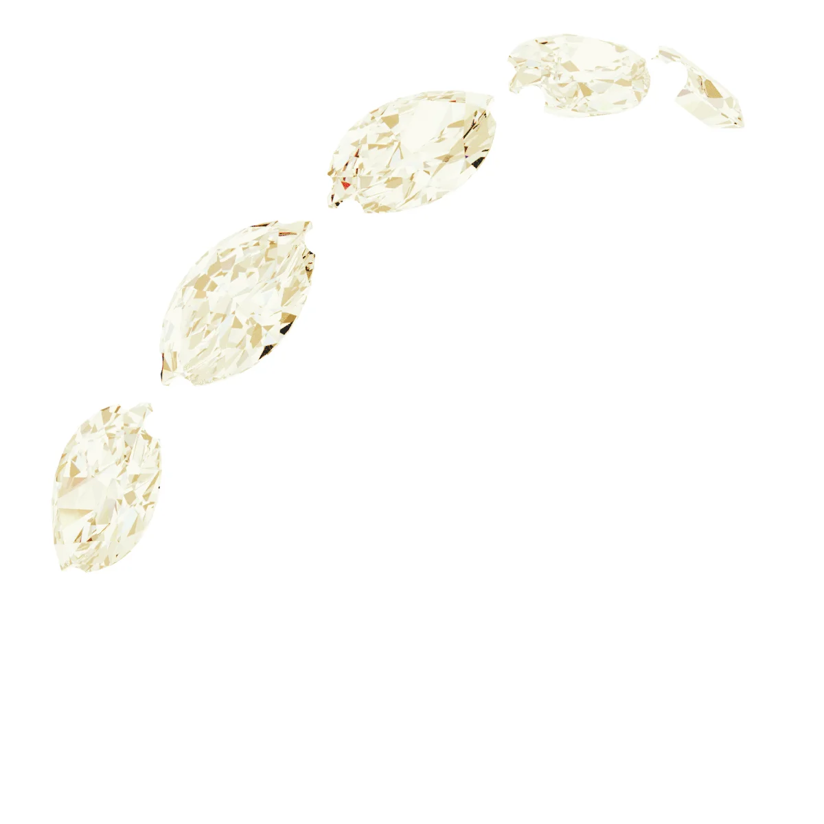 Five Points band in 14K White Gold | Haejin Jewelry Brooklyn