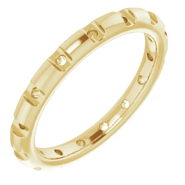 Deep Light band in 14K White Gold | Haejin Jewelry Brooklyn