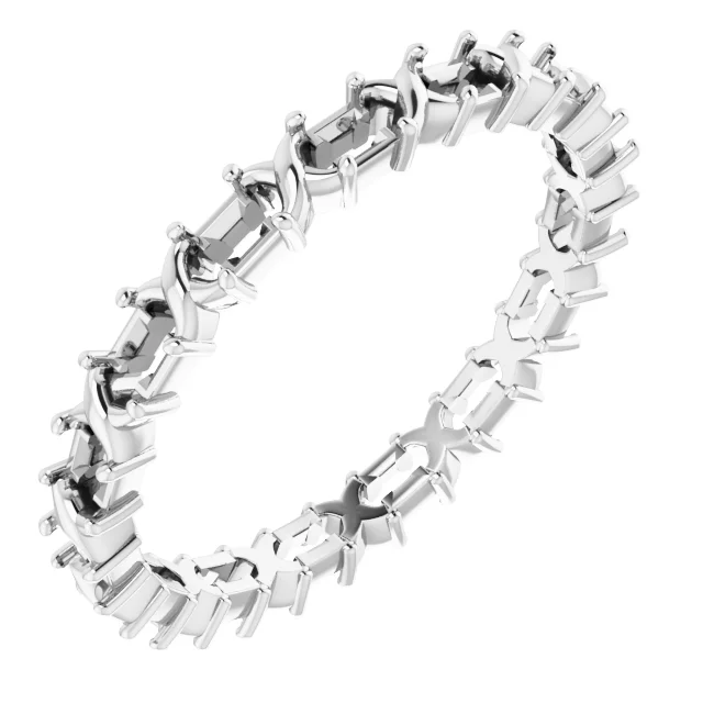 Long Arc engagement ring setting