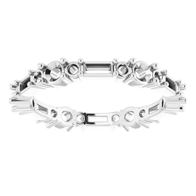 Multi-Shape Eternity Band          view 3