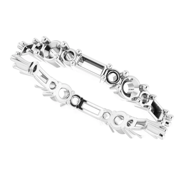 Multi-Shape Eternity Band          view 5