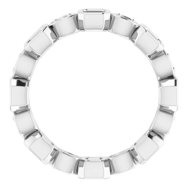 Accented Bezel-Set Eternity Band         view 2