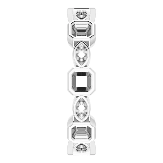 Accented Bezel-Set Eternity Band         view 4