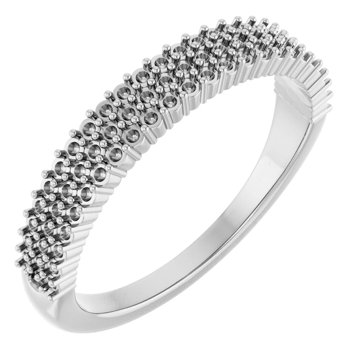 Soft Rain engagement ring setting
