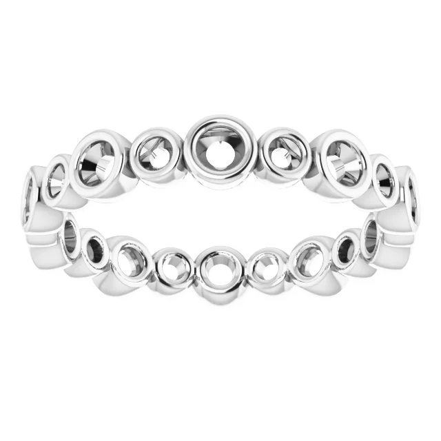Bezel-Set Eternity Band   view 3