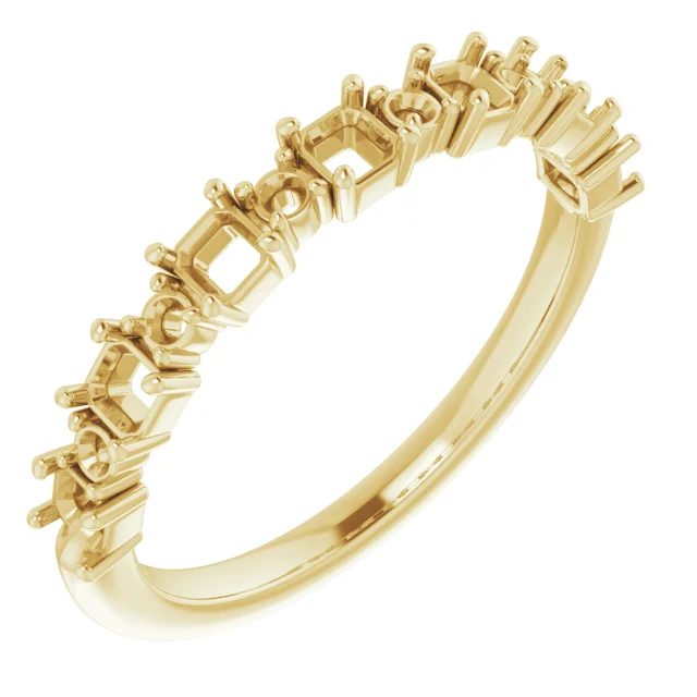 Long Bond band in 14K White Gold | Haejin Jewelry Brooklyn