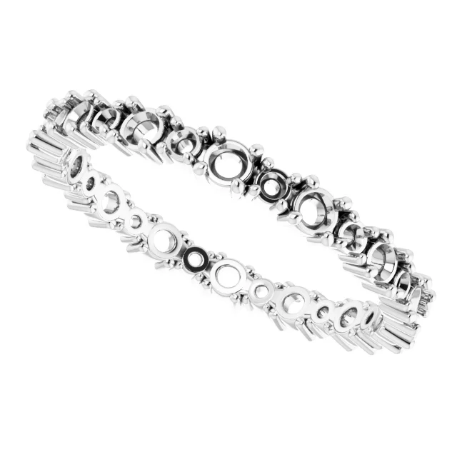 Accented Eternity Band           view 5