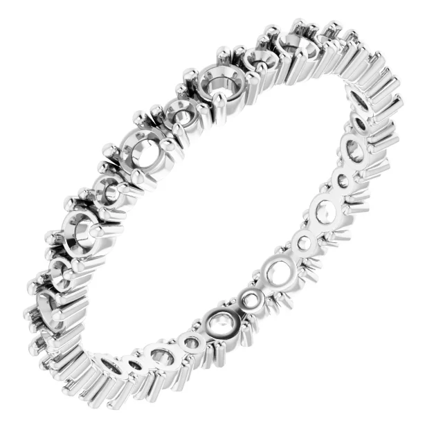 Accented Eternity Band           engagement ring setting