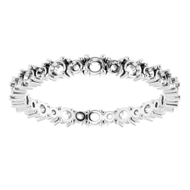 Accented Eternity Band           view 3