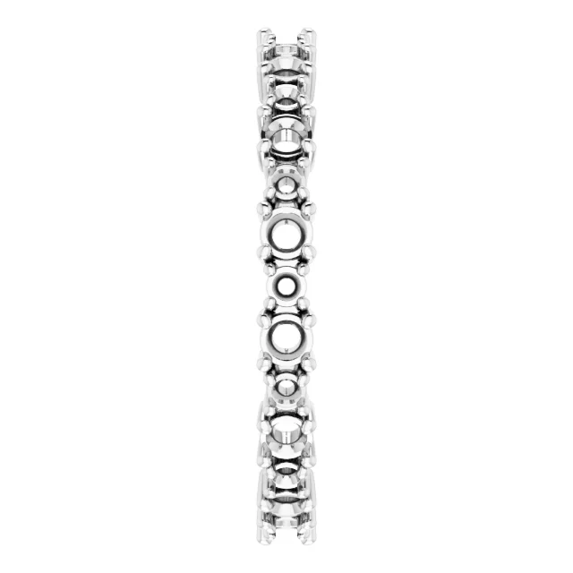 Accented Eternity Band           view 4