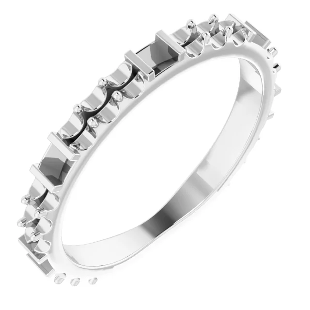 Long Bond engagement ring setting