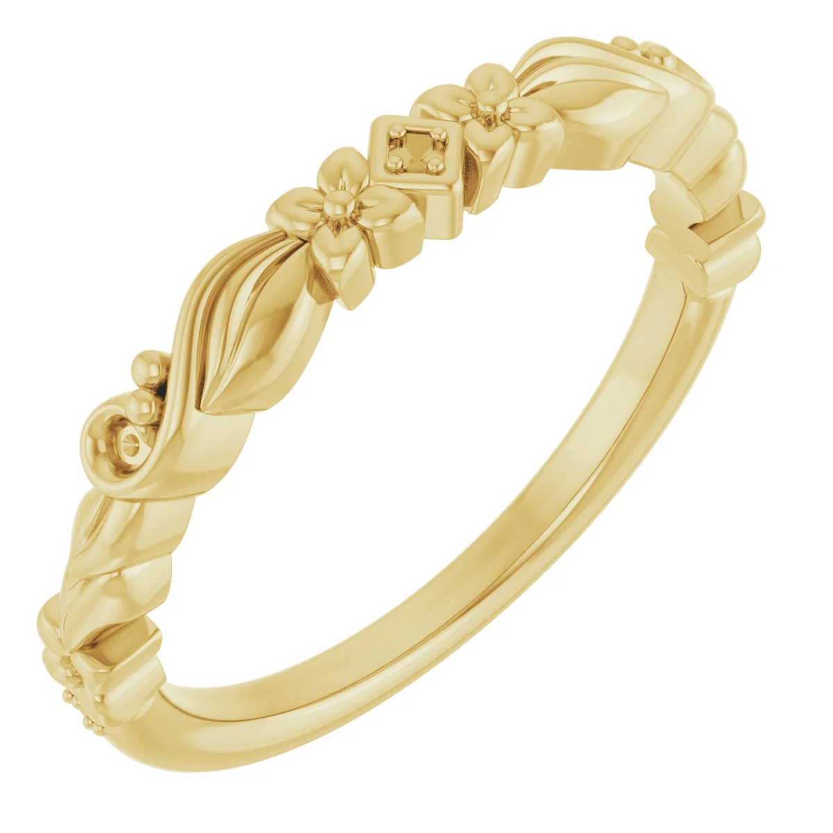 Long Bond band in 14K White Gold | Haejin Jewelry Brooklyn